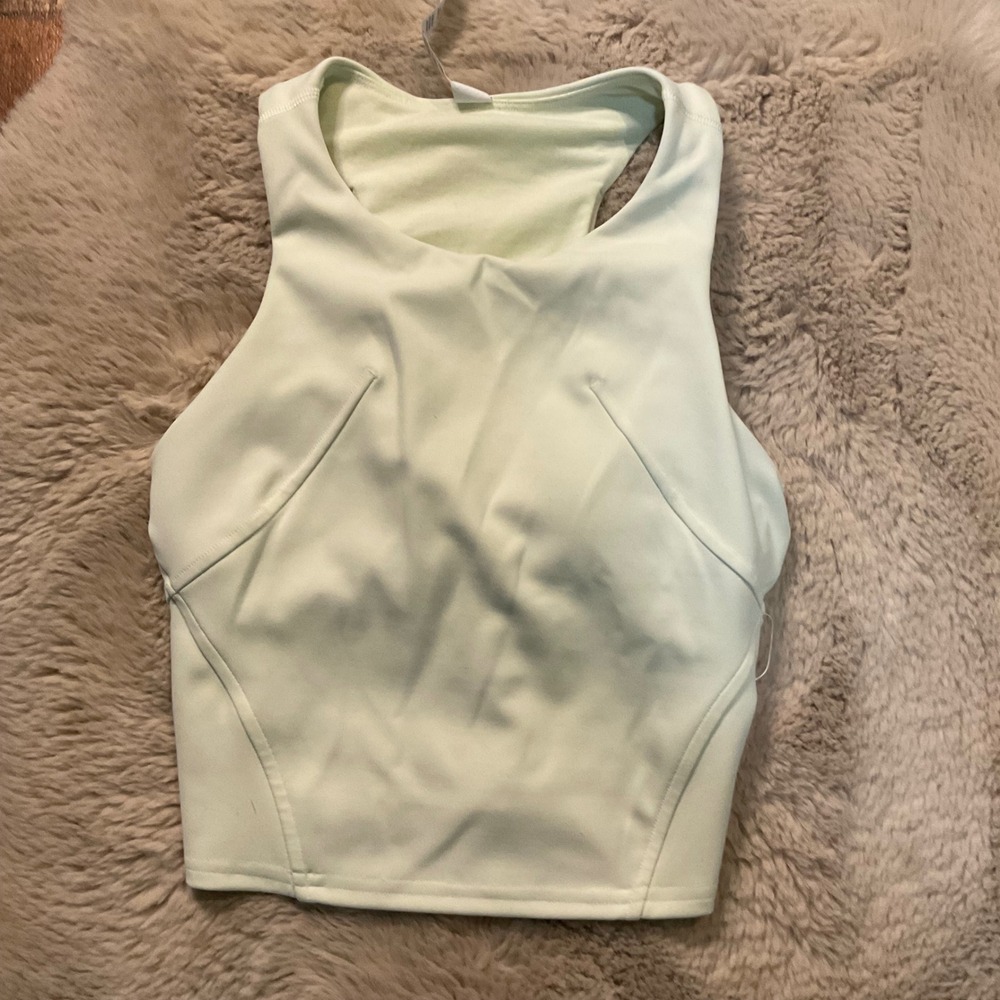 Lululemon Invigorate Train Tank Size 0 Lime Green Athletic Workout